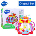 HOLA Baby Musical Activity Pyramid Toy Cube Play Center with 15 Functions & Learning Skills Educational Toys for kids gifts.