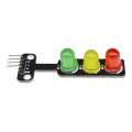 Led Traffic Light Module 5V Digital Signal Output Ordinary Brightness 3 Light Separate Control, 3 LED.