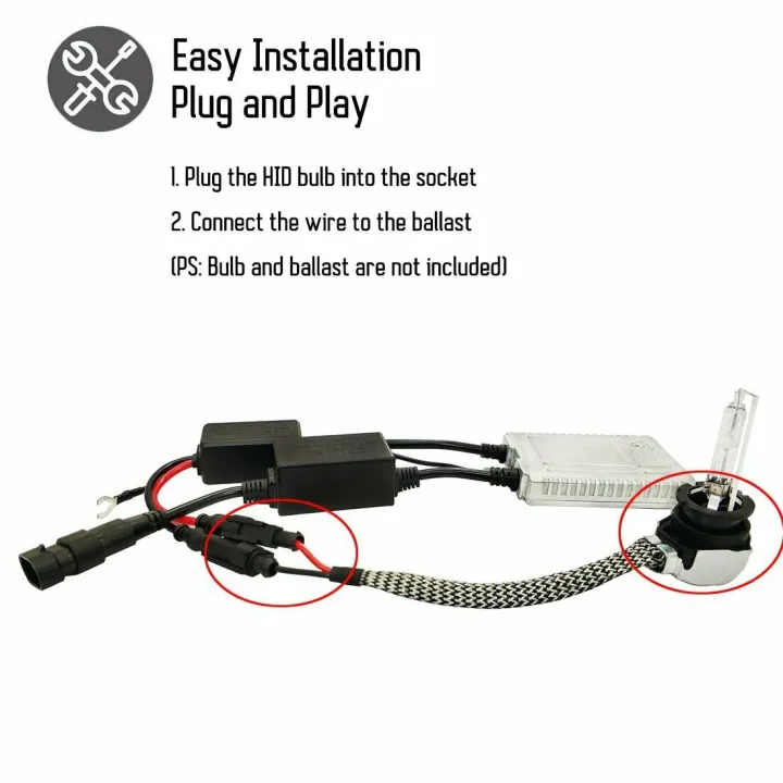 2X%20D2S/D4S%20HID%20Xenon%20Bulb%20Adapters%20Wire%20Harness%20Connector%20Cable%20Socket%20-%20Image%206