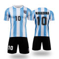 Argentina jersey 86 years home retro football jersey suit printed form o. 10 aradona jersey. 