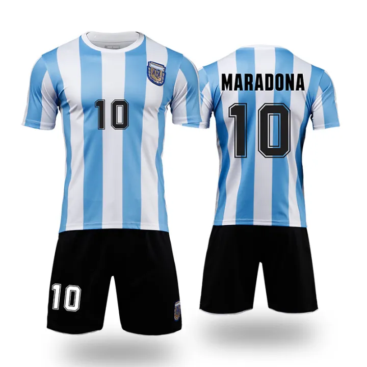 Argentina%20jersey%2086%20years%20home%20retro%20football%20jersey%20suit%20printed%20form%20o.%2010%20aradona%20jersey%20-%20Image%203