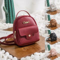 Women Girls  Faux Leather Backpack Rucksack Solid School Bag Tl Lot ter  Backpacks. 