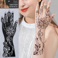 Henna sticker simple design for hand stencils 1pair (Randomly). 