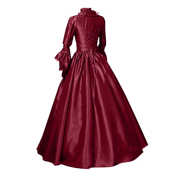 Gothic%20Black%20A%20Line%20Dress%20A%20Line%20Witch%20Dress%20For%20Women%20Gothic%20Witchcraft%20Vintage%20Medieval%20Dress%20For%20Women%20Halloween%20Costumes%20-%20Image%203