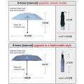 Wholesale of Fully Automatic Umbrellas Black Glue Sunscreen UV Protection Sunshade Rain and Shine Dual Purpose Folding Umbrella.