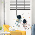 Creative Cartoon Astronaut Wall Stickers For Kids Rooms Baby Boy Bedroom Wall Decoration Home Decor Self-adhesive Vinyl Stricker. 