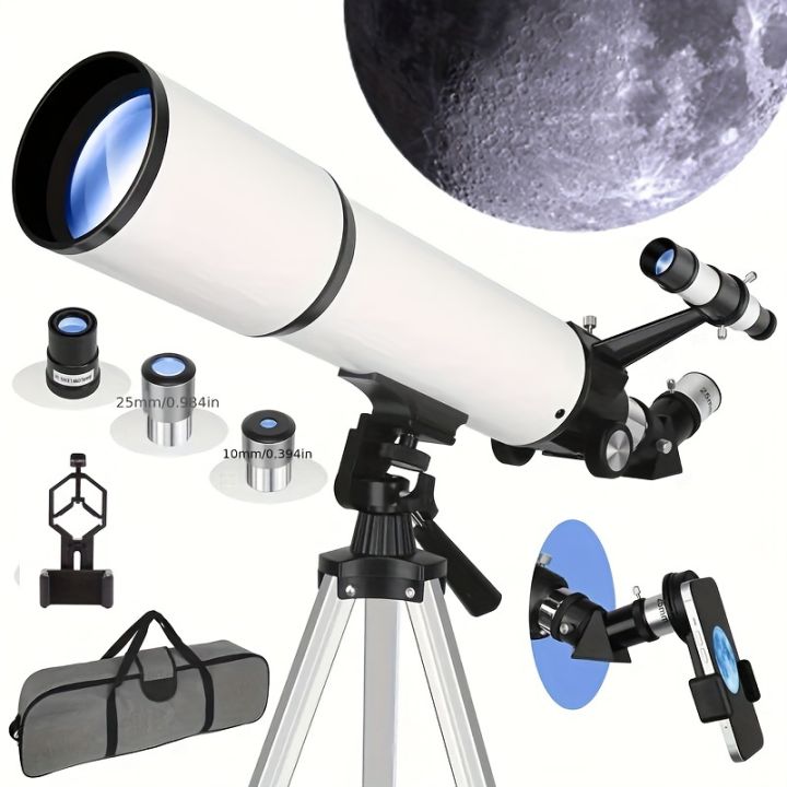 BORWOLF 80600 Professional Astronomical Telescope 180X