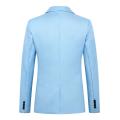 Washable Stylish Pure Color Slim Fit Blazer Super Soft Suit Coat Long Sleeves for Daily Wear. 