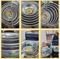 Stainless Steel Colander Set (6 PCs) – Multi-Size Perforated Bowls for Fruit & Vegetable Draining | Stack able Kitchen Strainer Set with Handles | Rustproof, Easy to Clean, Dishwasher Safe | Buy Online BD | Colander Set Price in BD. 