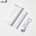 Monja White Mini Portable Nail Quick Drying Lamp Handheld UV Adhesive Glue Lamp USB Charging Nail Flashlight DIY Makeup Tools.