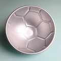 Durable 1 PCS 3D Half Round Ball Shaped Football Cake Mold 8 inch Thickening Aluminum Alloy Mould Birthday Baking Pan.