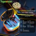 New Bluetooth Game Earphone Wireless Earbuds With Microphone Touch Control HD Stereo Sports in-Ear Waterproof earpod. 