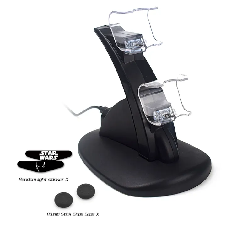 DATA%20FROG%20Controller%20Charger%20For%20PlayStation%204%20LED%20Dual%20USB%20Charging%20Dock%20Station%20For%20Dualshock%204/PS4%20Slim%20Pro%20Gaming%20Controller%20-%20Image%202