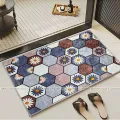 China 3D Door Mat Paposh Doormat Water Absorbent Floor mat 16 * 24 inch anti slip mat Red , Blue , Black , White Indoor mat Room mat Rugs carpet. 