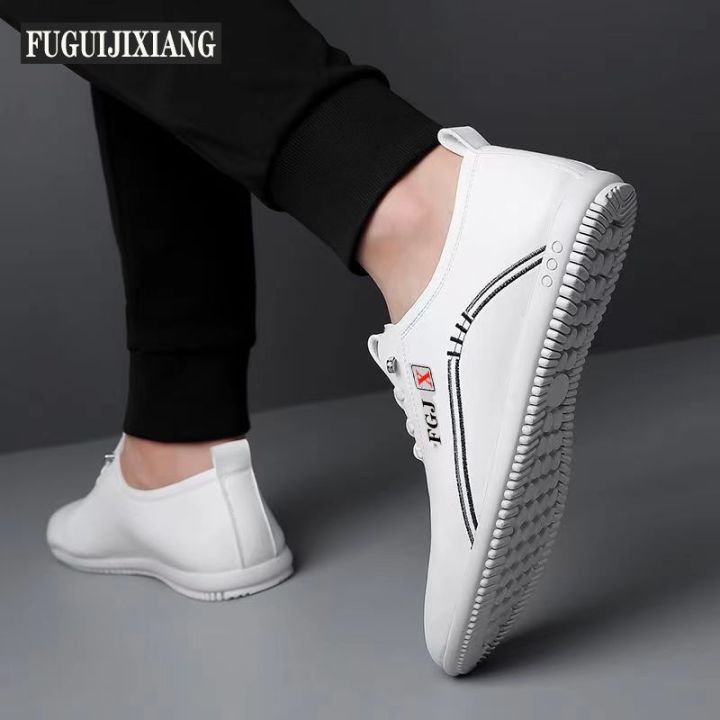 FUGUIJIXIANG%20Brand%20Men's%20Shoes%20Soft%20Bottom%20Soft%20Surface%20White%20Shoes%20Non-Slip%20Casual%20Leather%20Shoes%20for%20Men%20-%20Image%204