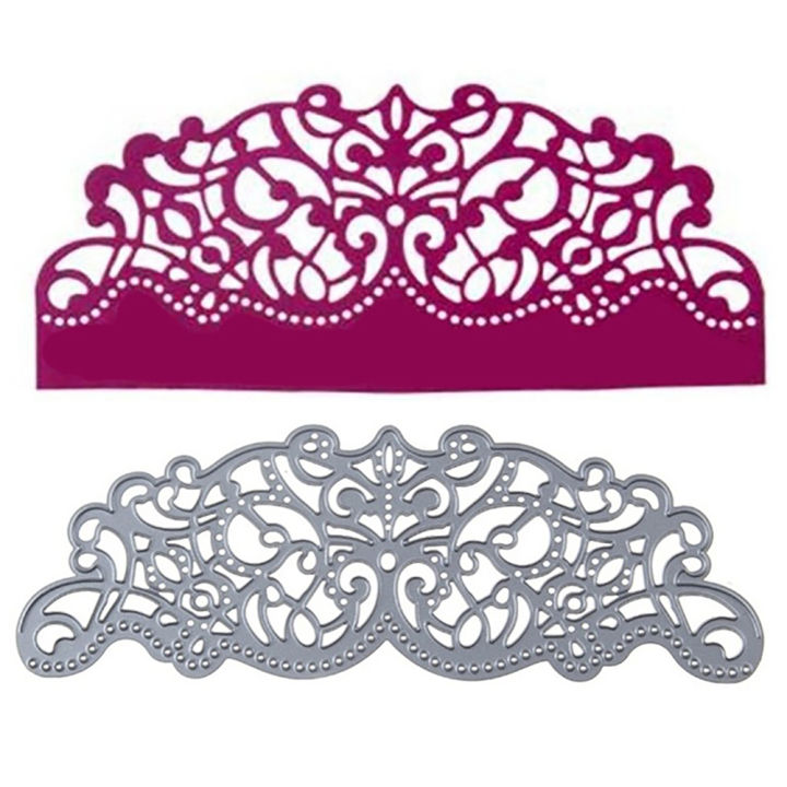 Flower Edge Metal Cutting Dies DIY Scrapbook Album Cards Embossing Stencil
