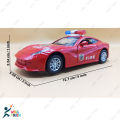 Alloy Die cast Metal 1:32 Scale Rescue Police Toy Car & Ambulance Car Mini Latest Pull & Back Car With Auto Music Gift For Children. 