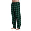 Mens Loose Sleep Bottoms Plaid Flannel Lounge/pajama Bottoms Casual Pants Daily Loose Fit High Waist Stretchy Sleeping Trousers. 