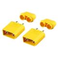 Xt90 Power Connector Pair With Back Cover - Solar Panel.