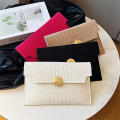 Fashion Evening Clutches Business Women's Bag Handheld Envelope Bags Felt Indentation Handbag Solid Color Handbag.
