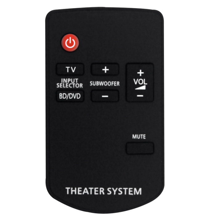 Panasonic N2QAYC000043 Sound Bar Remote Control for Sc-htb520 Su-htb520
