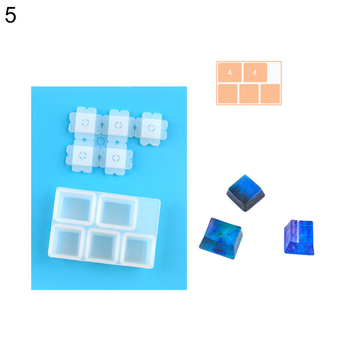 【FUPANG】1 set mechanical keyboard key cap mold epoxy mould craft tool