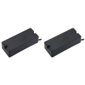 2X Black 4 String Bass Guitar Pickup Passive Bridge & Neck Pickup, 4 Wire. 