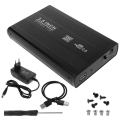 3.5 Inch HDD External Case USB 2.0 SATA Hard Drive Enclosure Metal Shell. 