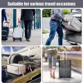 Transparent Luggage Cover Waterproof Thick Clear PVC Suitcase Cover Travel Bag Dust Protector Stylish Luggage Cases Cover for 20-30 inch. 