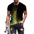 Speckled Tie Dye Pattern 3d Printed T-shirt Fashion Men Streetwea Casual Sports Shirt Male O-neck Oversized Tops Tees Clothing. 