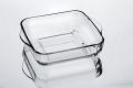Fenix  Oven Proof Glass Serving Dish- Transparent 3 Pcs Set. Oven Use And Serving Dish And Bakeware.. 