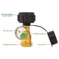 2 Pcs RV Propane Tank Gauge Level Indicator Gas Pressure Meter with Type 1 Connection,Upgraded Propane Leak Detector.