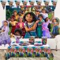 Disney Encanto Mirabel Birthday Party Decoration Cup Plate Napkin Isabella Balloon Gift Bag Flag Baby Shower Girl Party Supplies. 