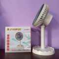 JY Super JY-2217 Multicolor AC DC Rechargeable Portable Mini Table Fan.