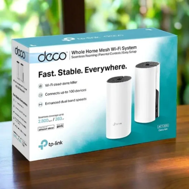 Router TP-Link Deco M4 (2 Pack) Whole Home Mesh (Warranty: 02 Years ...