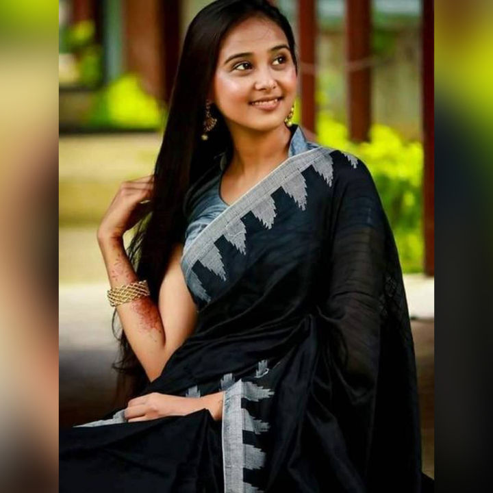 Jhum Tower Sarees For Women Black