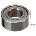 200Pcs MR63ZZ 3X6X2 mm Deep Groove Ball Bearing Miniature Bearing.