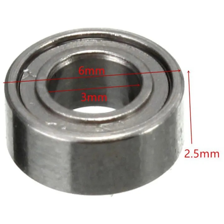 200Pcs%20MR63ZZ%203X6X2%20mm%20Deep%20Groove%20Ball%20Bearing%20Miniature%20Bearing%20-%20Image%202