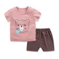 【Hengli jewelry story】（NEW）Baby Body Suit Pure Cotton Summer Short Sleeve Hardcover Creeper Boy Girl Clothes Newborn 3-36m. 