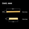 Qiunery Slotted Nut Saddle Kit 6 String Instrument Replacement Repair Accessories DIY Bridge Builder Bone Guitar Nut.