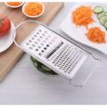 Stainless Steel Flat Vegetable Grater-12x4.3 Inch - Kitchen - Razor Sharp Teeth Carrot Potato Peeler Fruit Vegetable Cheese Slicer. 