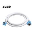 3 Meter Front & Top Load Washing Machine Flexible Water Inlet Hose Pipe with Lock Type Tap Connector. 