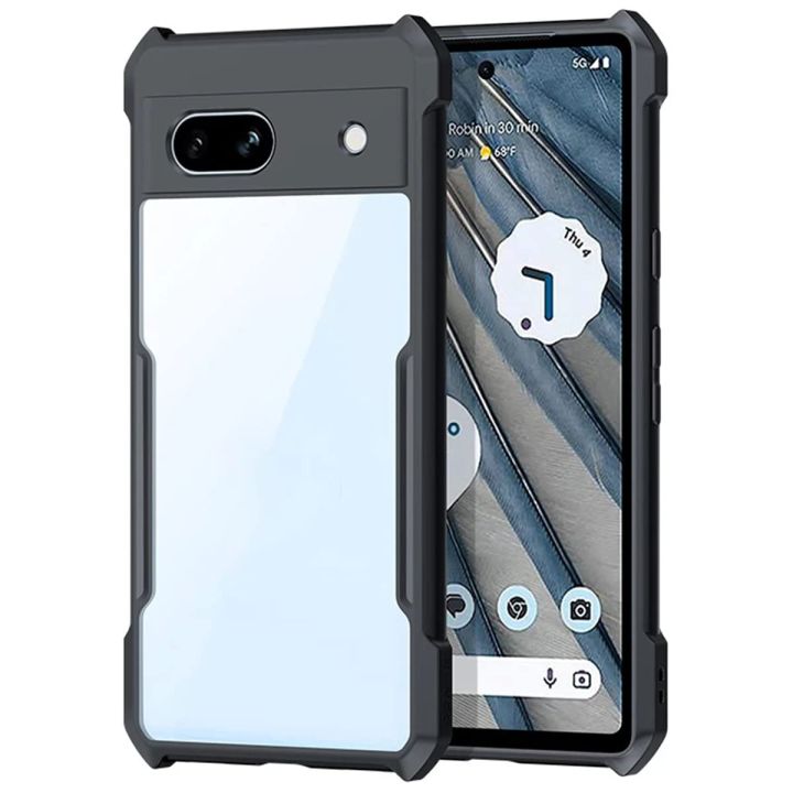 For%20Pixel%207A%20%20C-xunnd%20Case%20Mobile%20Back%20Cover%20Matte%20Simple%20Solid%20Color%20Soft%20Silicone%20Case%20High%20Quality%20-%20Image%203