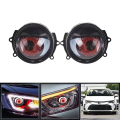 Universal 3 Inch Car LED Devil Eyes Dynamic Eye Headlight Mangekyo Sharingan Eagle Eye Lamp Control with Lens. 