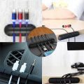 1pcs 5 Clips Cable Holder Self Adhesive Cable Clips Cord Holder Organizer for Home and Office Desk Organization. 