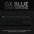Logitech G PRO Gaming Keyboard with GX Clicky Switches. 