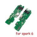 For Tecno Spark 2 3 4 5 6 7 8 8C 8P Go Air Pro KC6 KF6 KE7 USB Charging Port Dock Connector Flex Cable. 