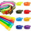 Eco-Friendly Plastic Belt For Men Women Candy Color Unisex Silicone Rubber Belts Male Female Jeans Leather Strap Accessories.