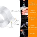 Reusable Nano Adhesive Tape Clear Double Sided Removable Transparent Alien Tape Anti-Slip Traceless for Home Supplie.