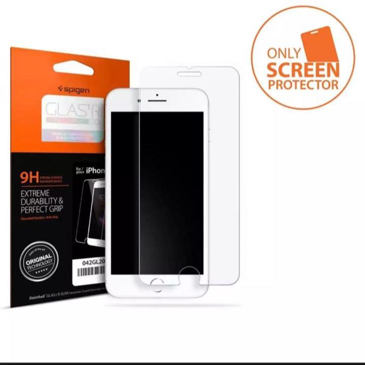 Apple iPhone 6s Plus / 6 Plus, White - 5D Tempered Glass Screen Protector - Transparent...